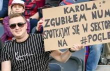 "Karola, zgubiłem numer". Kibic Pogoni poszukuje dziewczyny na viralowym filmiku