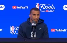 Trener drużyny NBA odpowiada na pytanie woke reportera