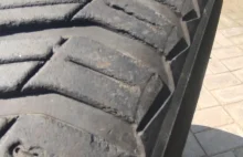 Tak wyglądają całoroczne opony Michelin CC2 po 30 000 km. Reklamacja odrzucona