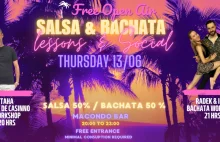 Darmowa lekcja Bachata & Salsa w Macondo Bar Latino w Warszawie