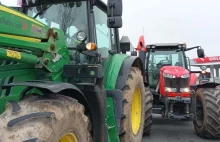 Protest rolników! Wyjechali na krajową "8-emkę"