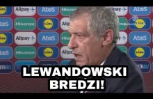 Fernando Santos ostro po wywiadzie Lewandowskiego