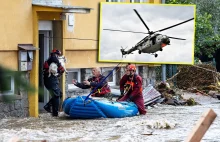 Czeskie śmigłowce ratują powodzian w rejonie Wrocławia. To część misji NATO