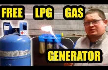 GAZ jak ZA DARMO - Jak produkować tanio gaz LPG we własnym domu - tanie ogrzewan