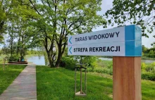 Nowy, piękny park w Krakowie. Powstał w okolicy stawu. Jest tu taras widokowy!