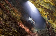 Wulkan Thrihnukagigur - Jedyny wulkan na świecie, do którego zjedziesz windą!