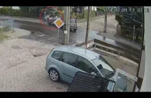 Aleksandrów Kujawski: Samochód wjechał w wózek dziecięcy