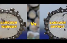 Łańcuch widiowy vs zwykły - test szybkości cięcia i wytrzymałości na tępienie