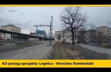 KD pociąg specjalny: Legnica Wrocław Świebodzki CABVIEW