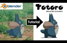 Totoro w Blenderze