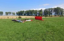 [foto] Rozbiła się awionetka. Dwie osoby nie żyją.