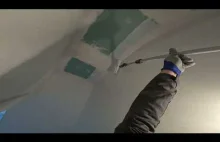 Projekt Poddasze. Cz 8: WRESZCIE Malowanie sufitu podwieszanego #remont