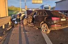 Śmiertelna czołówka na trasie S8. 35-latka jechała Audi pod prąd