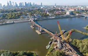 Nowy most pieszo-rowerowy połączył brzegi Wisły w Warszawie - Warszawa - investm