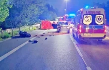 Brzesko. Wypadek z udziałem 21-letniego motocyklisty. Młody mężczyzna nie żyje -