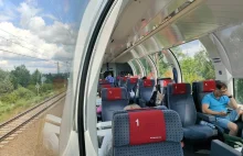 Wagon panoramiczny w PKP Intercity. IC Porta Moravica.