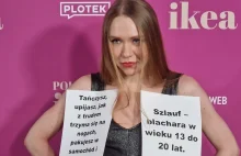 Maja Staśko jak zwykle się ośmiesza - protest przeciwko "Pokoleniu Ikea".