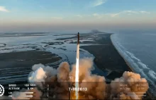 Starship doleciał do kosmosu. Sukces SpaceX