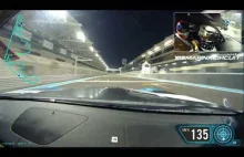 AMG GTS po torze F1 Yas Marina Circuit