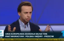 Bosak orze pisowca w sprawie polityki imigracyjnej prowadzonej przez rząd