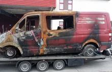Kupił spalone auto w Niemczech i jechał do Polski. Sprawa trafi do prokuratury