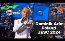 Dominik reprezentuje Polskę na Eurowizji Junior 2024!