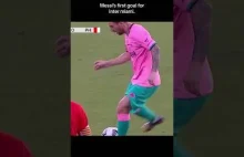 Messi First goal for Miami #shorts