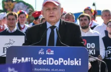 Kaczyński na pikniku PiS o obietnicach i niskim bezrobociu. Reakcja? Słabe brawa