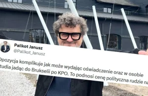 Janusz Palikot opublikował dziwne wpisy. Internauci odradzają mu picie alkoholu
