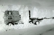 5 dni w kabinie ciężarówki przykrytej całkowicie śniegiem.