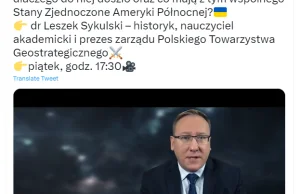 Rosyjska propaganda w telewizji Trwam - jutro o 17:30 - Leszek Sykulski