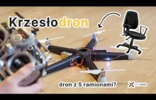 Kupiony dron z #olx już lata! Zobacz "krzesłodrona" w akcji