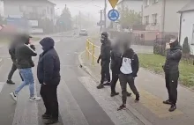 Kibole ŁKS Łomży zatrzymali autokar pełny dzieci