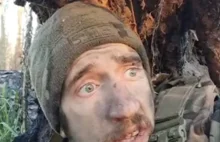 Szeregowiec żali się na rosje przed spotkaniem z Ukraińskim dronem