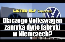 Volkswagen zamyka fabryki w Niemczech. Zerwane zostają gwarancje zatrudnienia.