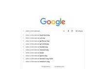 Międzynarodowy Dzień Mężczyzn