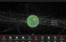 Ciekawa interaktywna mapa satelitów krążących nad Ziemią
