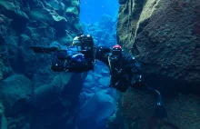 Silfra nurkowanie między kontynentami na Islandii