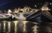 Eksplozje w Dreźnie. Trwa rozbiórka mostu Caroli