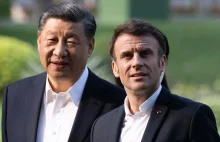 Macron z wizytą w Chinach. Xi zachęca Francję do "przeciwstawienia się" USA