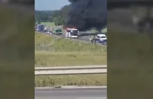 Dzieci jechały na wycieczkę do Olsztyna, autokar nagle stanął w płomieniach. Nag