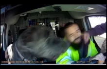 Policjant uderza kierowcę w twarz za zwrócenie uwagi
