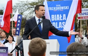 Debata prezydencka w Końskich. Tyle miał zapłacić Trzaskowski. 600 tysięcy.