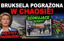 SZOKUJĄCY PROTEST ROLNIKÓW W BRUKSELI!