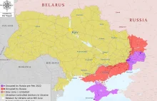 Mapa wojenna Ukrainy dzisiaj, stan na 14 października