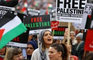 Wolni ludzie stają po stronie Palestyńczyków. Demonstracje na wszystkich kontyne