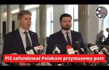 Konfederacja: PiS zafundował Polakom przymusowy post.