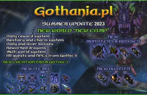 Gothania.pl - połączenie kultowych gier Gothic oraz Tibii