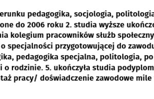 Oferta w urzędzie uszyta pod znajomego?