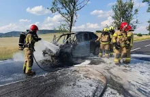Samochód spłonął w ciągu kilku minut - walbrzych24.com